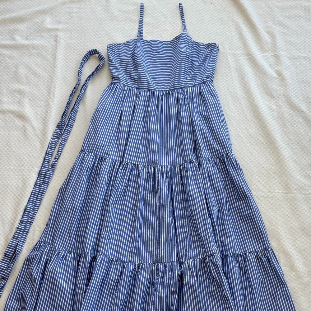 J. Crew | Blue & White Striped Summer Dress, Size 8T